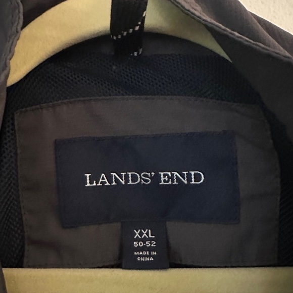 Lands End Men's Dark Grey
Windbreaker Spring Rain Jacket Mesh Lined
Hood 50-52 - Picture 2 of 10